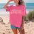 Beach Bum Pink Comfort Color Tee - Limeberry Designs