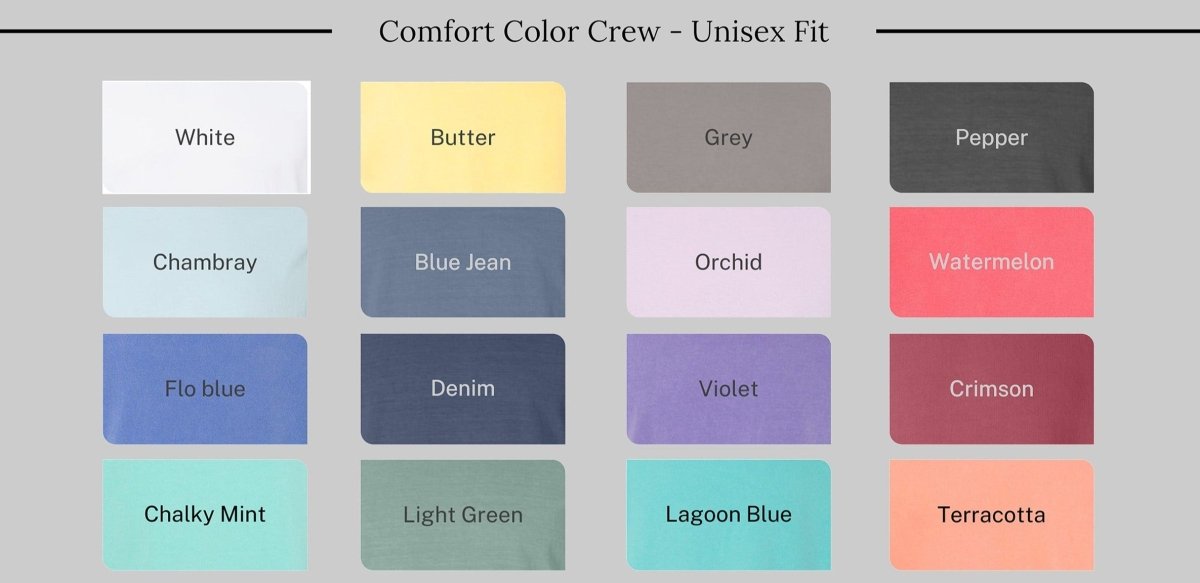 Beach Life Comfort Colors Crew - Limeberry Designs