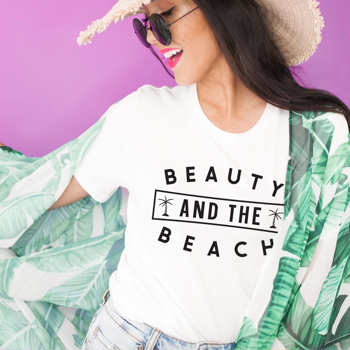 Beauty and the Beach Tee - Limeberry Designs