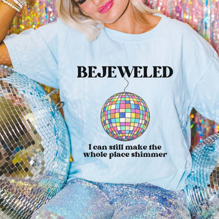 Bejeweled Comfort Color Tee - Limeberry Designs