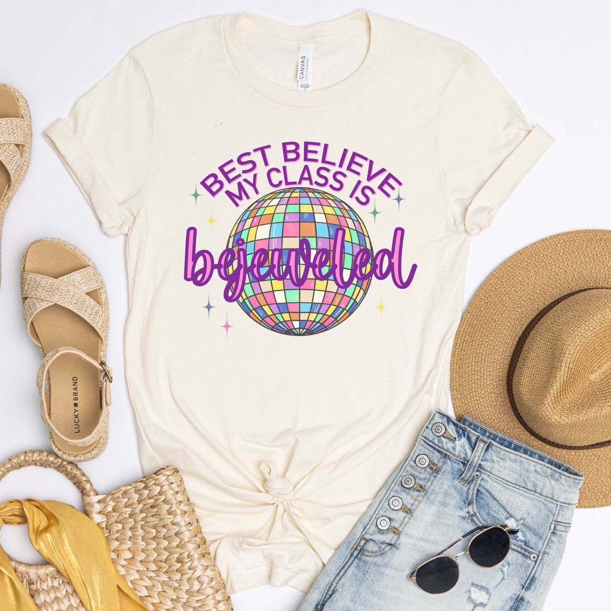 Best Be Believe My Class is Bejeweled Tee - Limeberry Designs