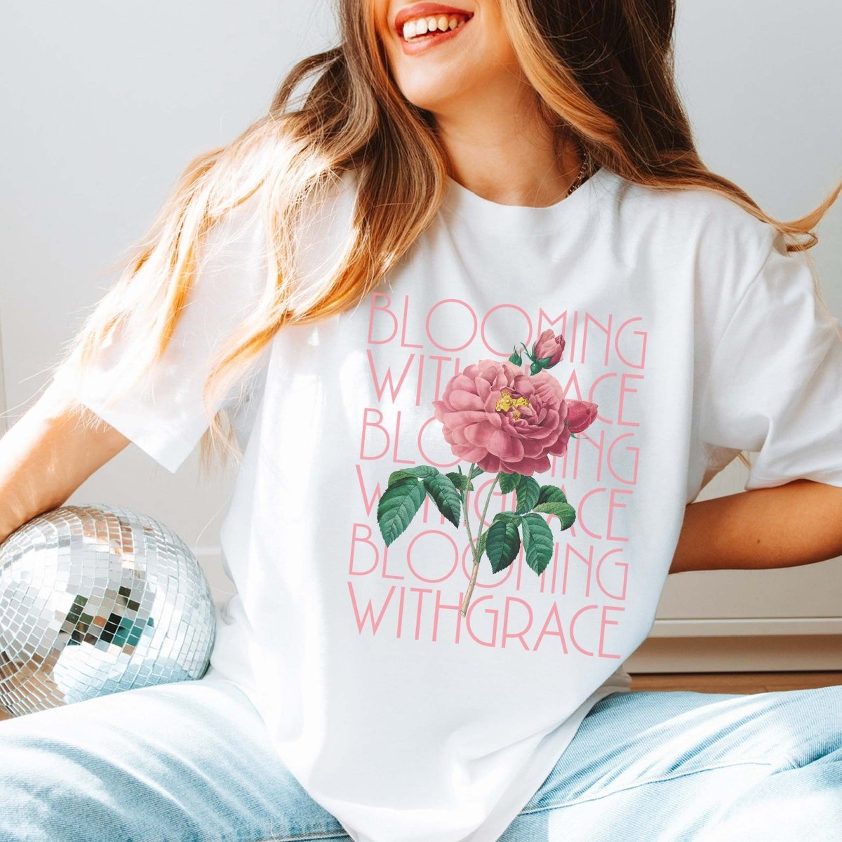 Blooming with Grace Tee - Limeberry Designs