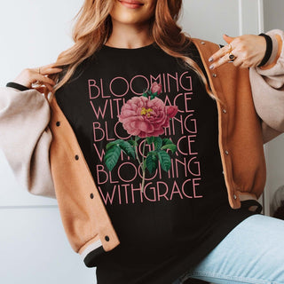 Blooming with Grace Tee - Limeberry Designs