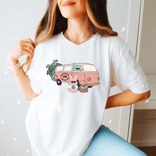 Boho Bunnies in Van Bella Tee - Limeberry Designs