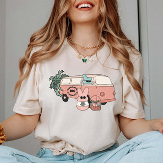 Boho Bunnies in Van Bella Tee - Limeberry Designs