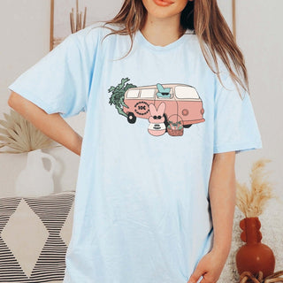 Boho Bunnies in Van Bella Tee - Limeberry Designs