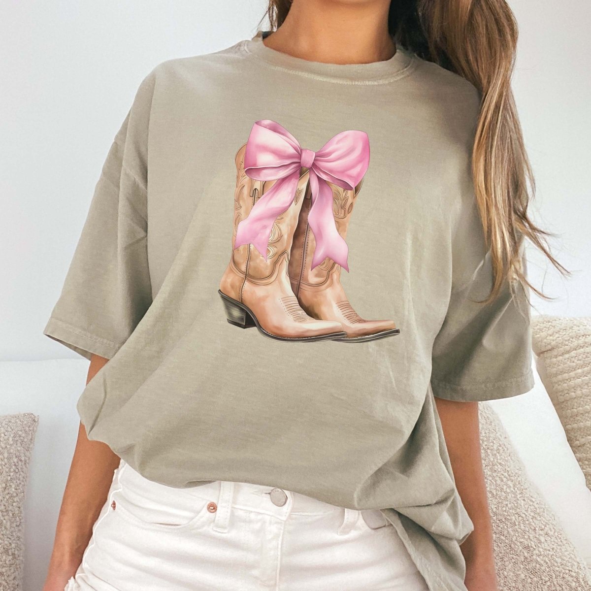 Boots and Bows Comfort Color Wholesale Tee - Limeberry Designs