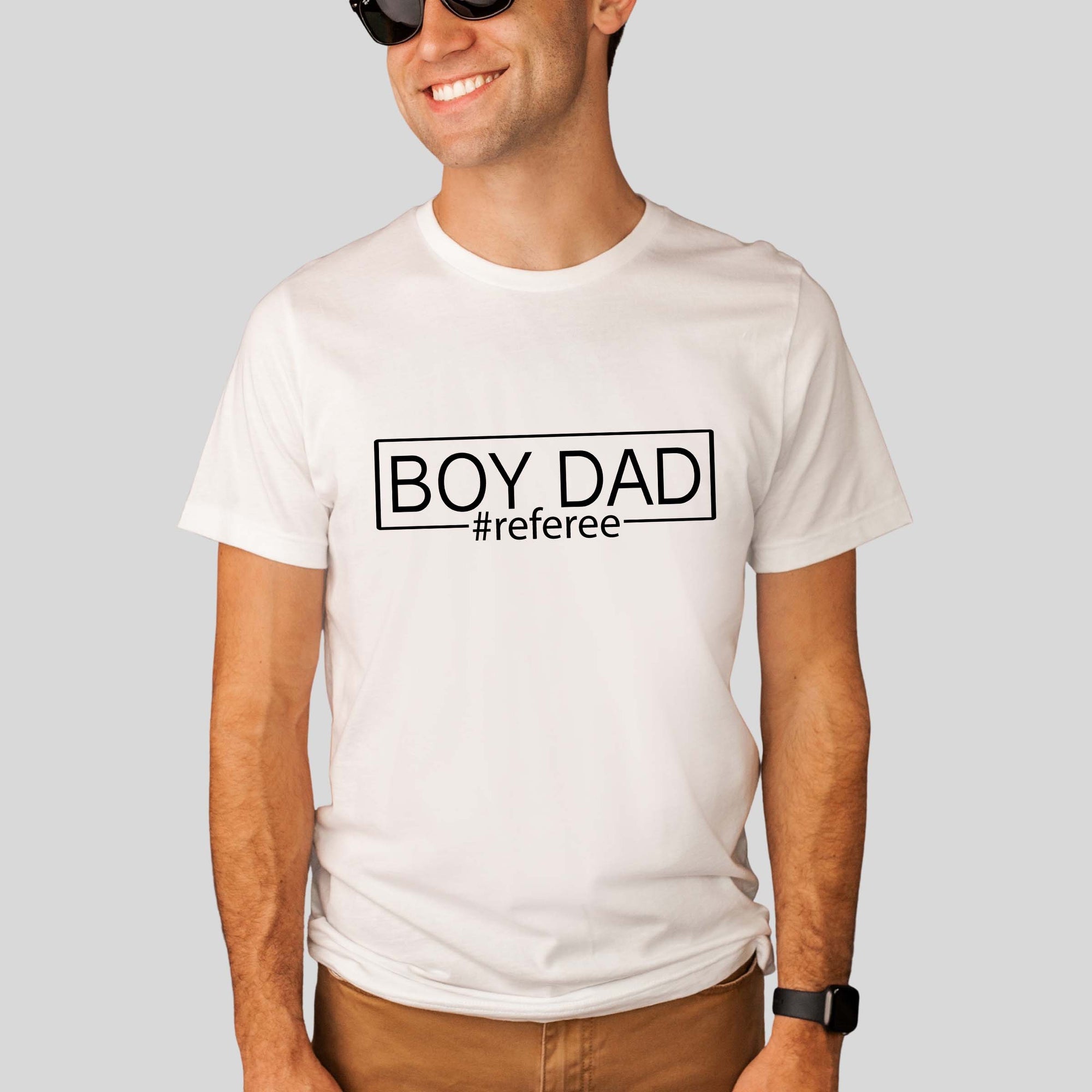 Boy Dad Referee Tee - Limeberry Designs