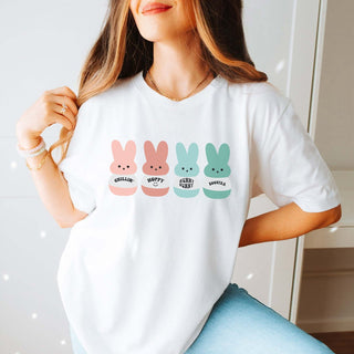 Bunnies In A Row Bella Tee - Limeberry Designs