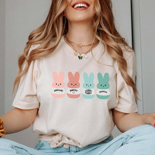 Bunnies In A Row Bella Tee - Limeberry Designs