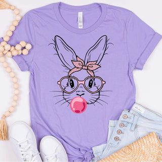 Bunny Glasses Bubble Wholesale Tee - Limeberry Designs