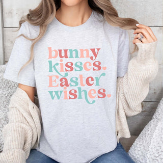 Bunny Kisses Easter Wishes Bella Tees - Limeberry Designs