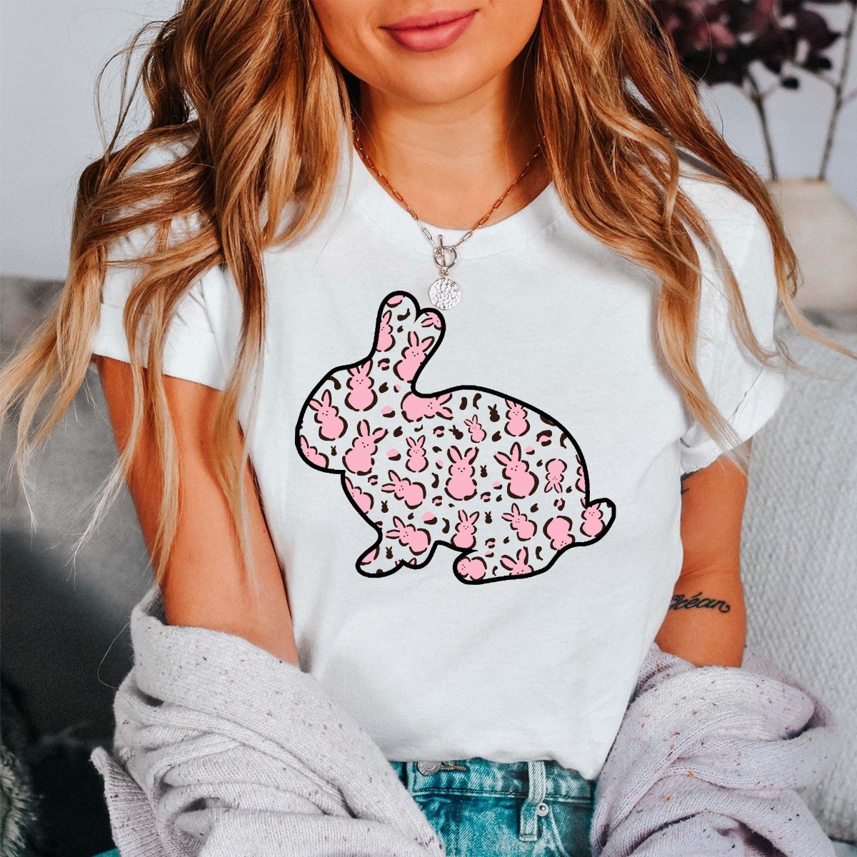 Bunny Leopard Wholesale Tee - Limeberry Designs