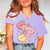 Candy Hearts And Flowers Tee - Limeberry Designs