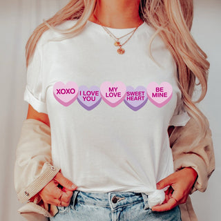 Candy Hearts Wholesale Tee - Limeberry Designs