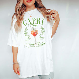 Capri Italy Social Club Wholesale Tee - Limeberry Designs