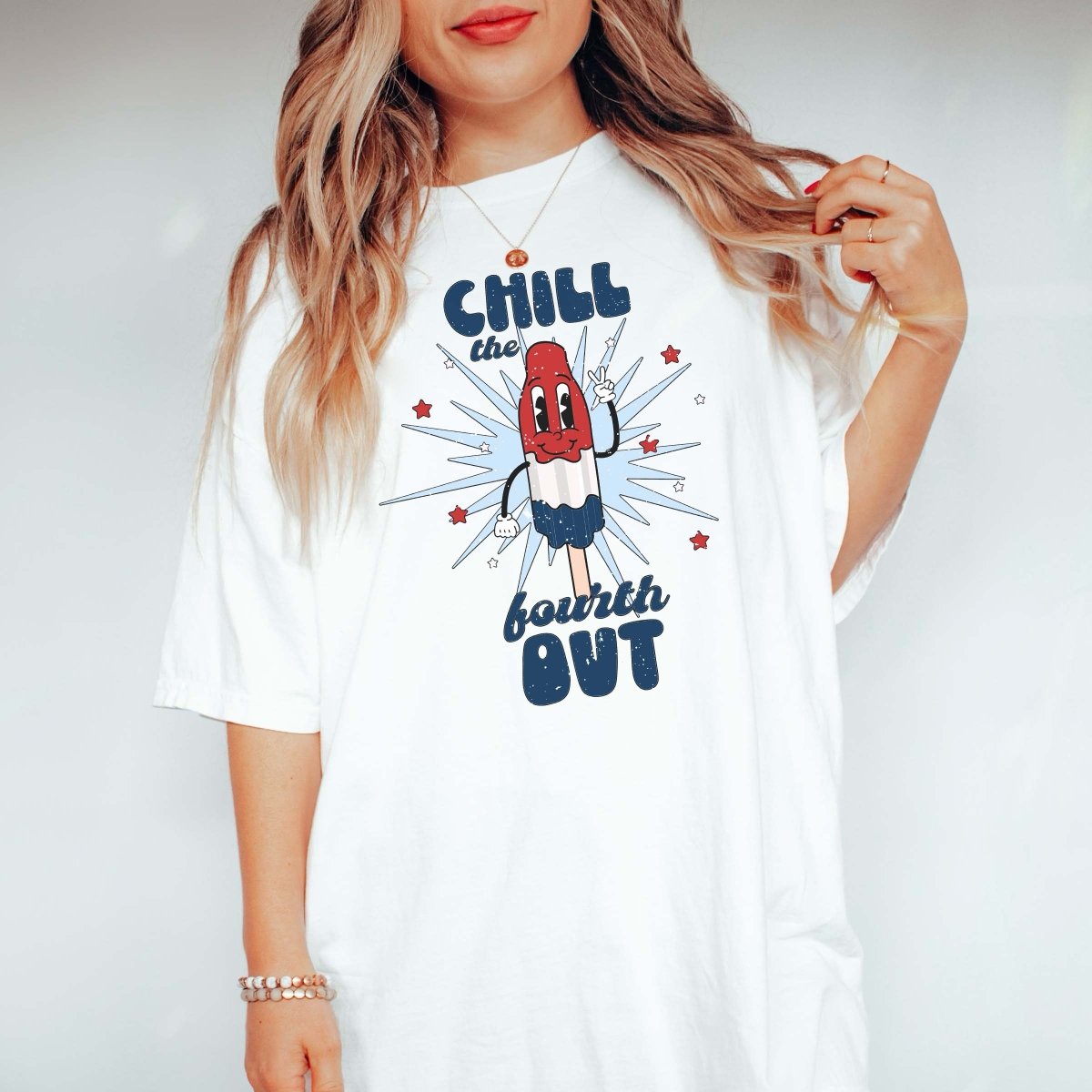 Chill the fourth out Comfort Color Tee - Limeberry Designs