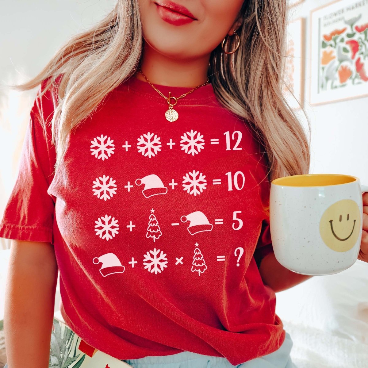 Christmas Math Comfort Colors Tee - Limeberry Designs