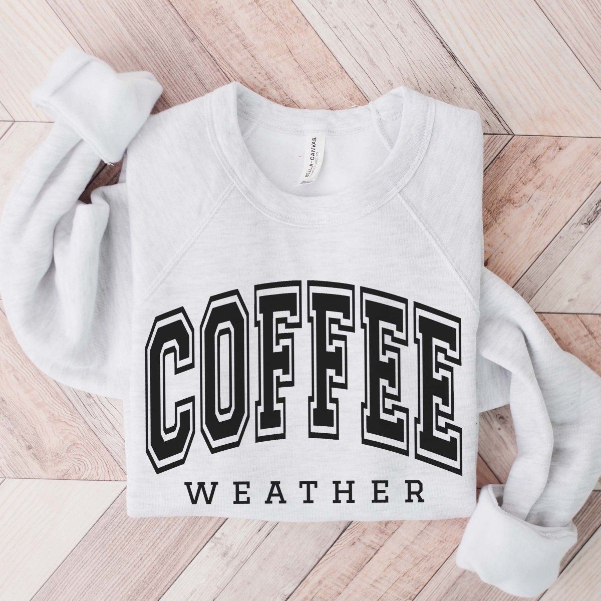 Coffee Weather Bella Crew Sweatshirt - Limeberry Designs