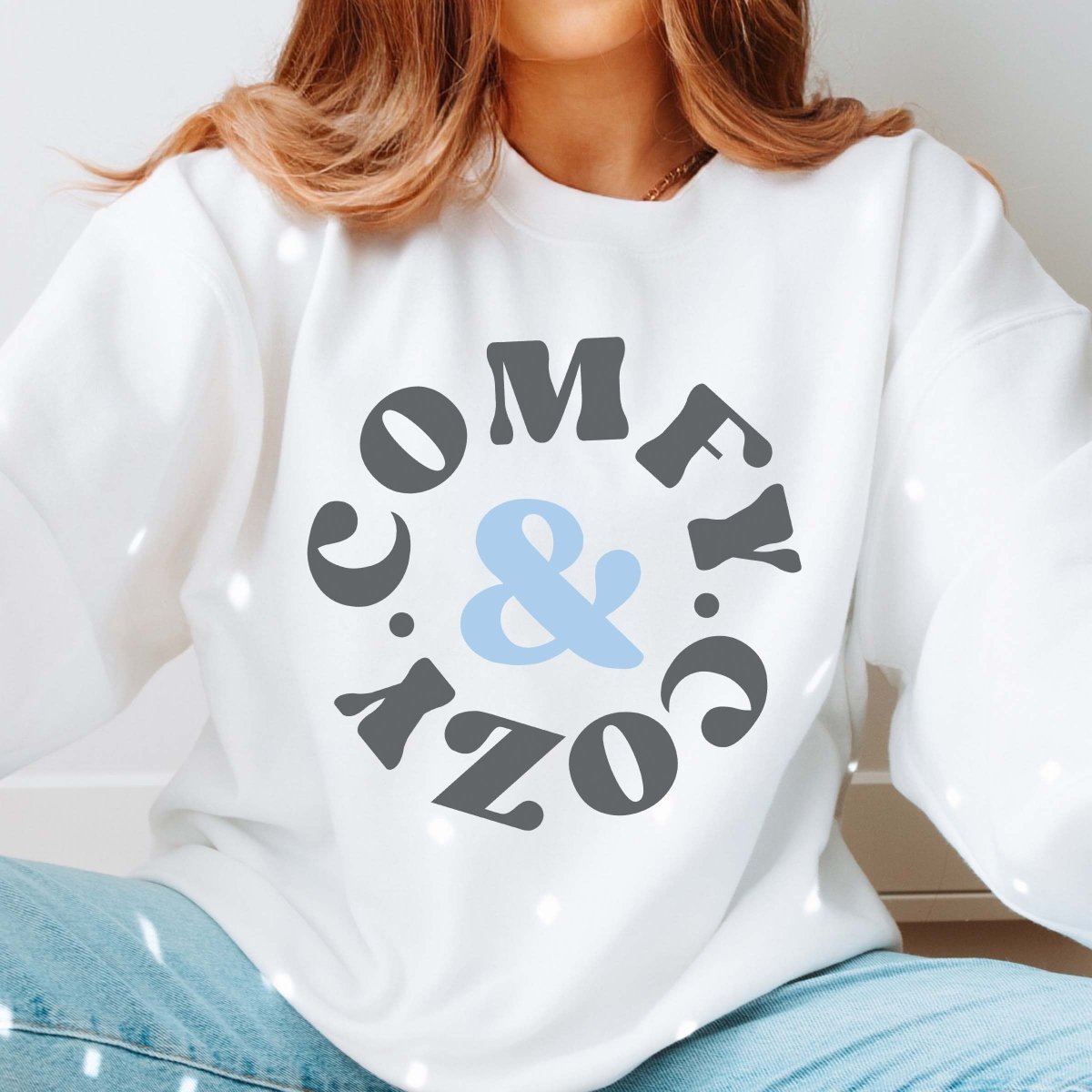 Comfy &amp; Cozy Bella Crew Sweatshirt - Limeberry Designs