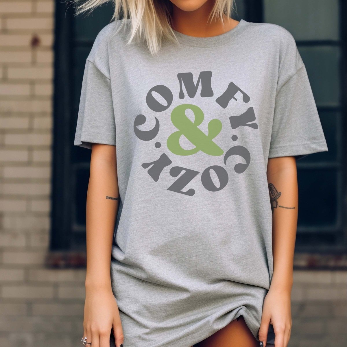 Comfy & Cozy Circle Wholesale Tee - Limeberry Designs
