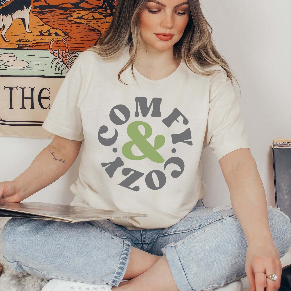 Comfy & Cozy Circle Wholesale Tee - Limeberry Designs