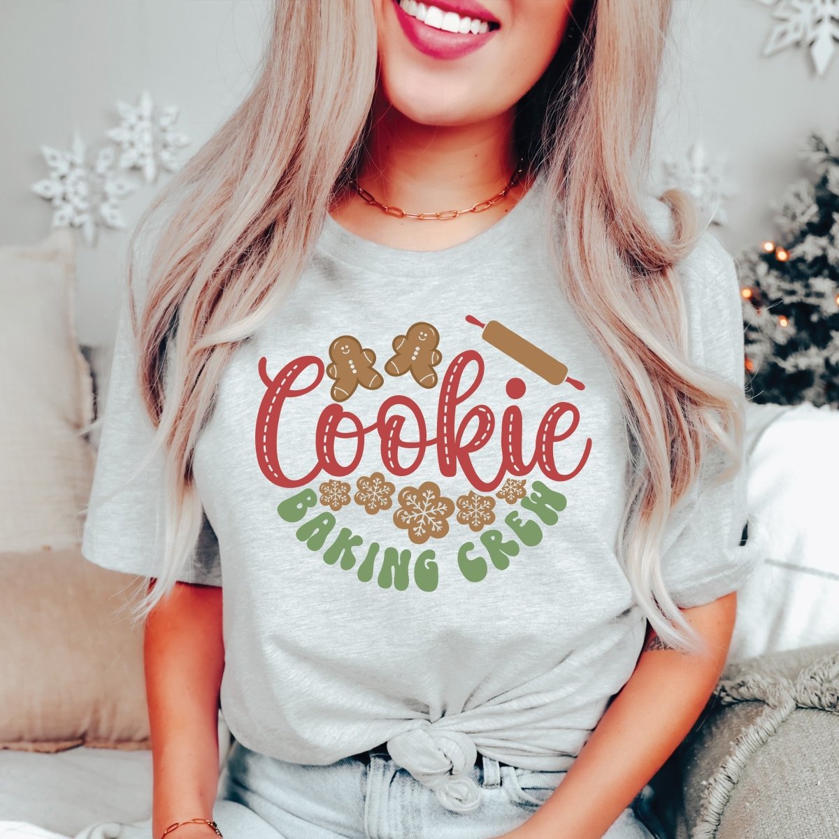 Cookie Baking Crew Bella Graphic Wholesale Tee - Limeberry Designs