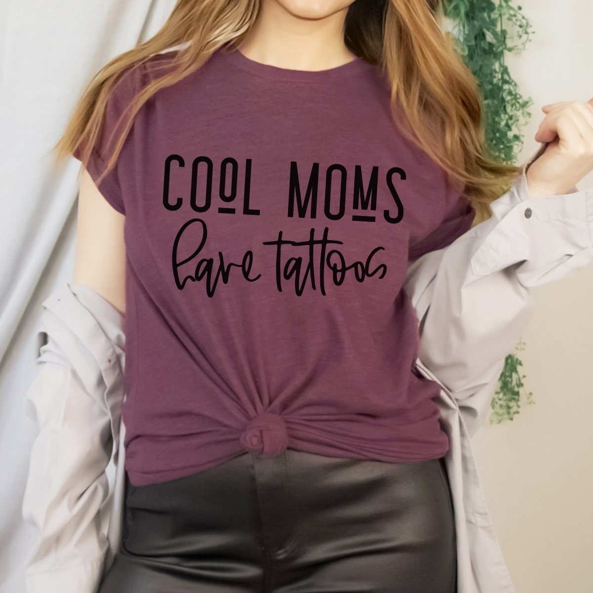 Cool Moms have tattoos Tee - Limeberry Designs