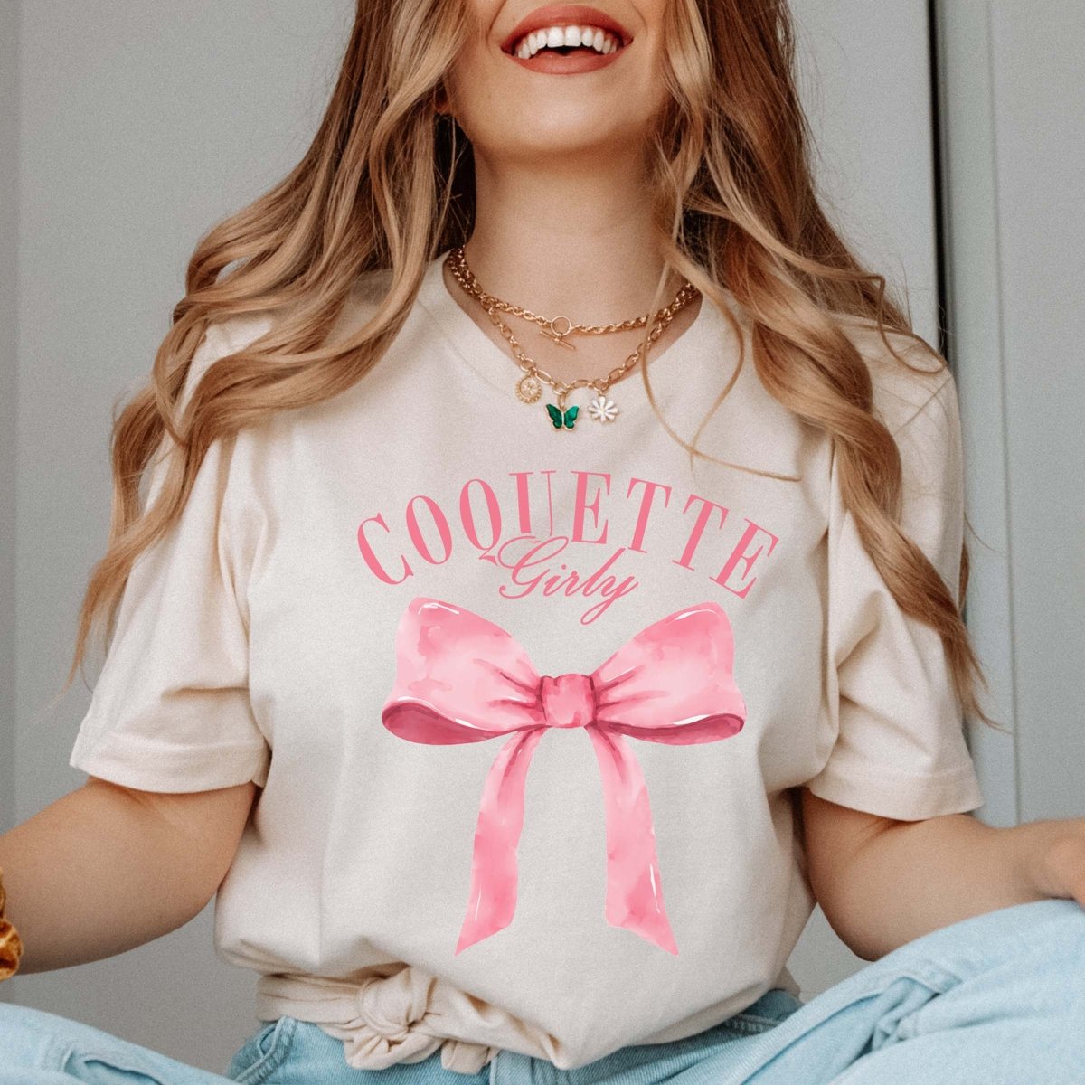 Coquette Girly Tee - Limeberry Designs