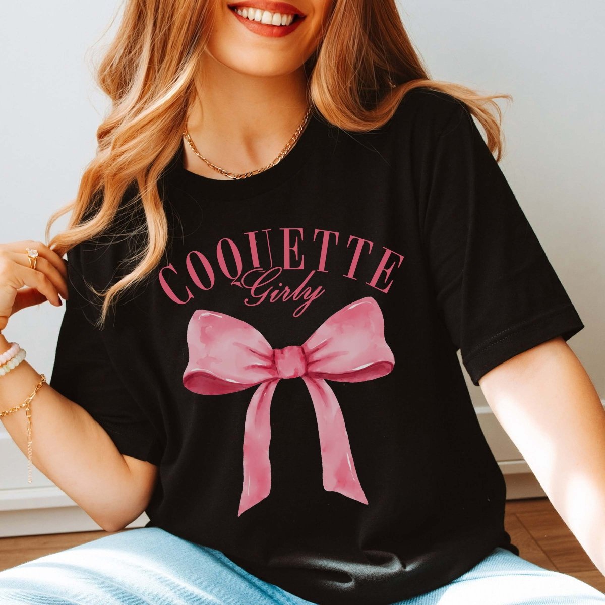 Coquette Girly Tee - Limeberry Designs