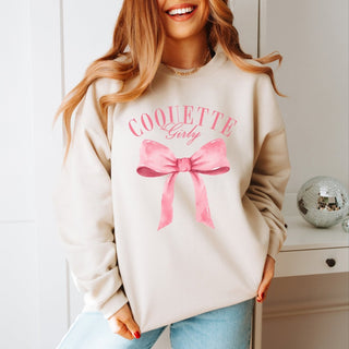 Coquette Girly Wholesale Crew Sweatshirt - Limeberry Designs