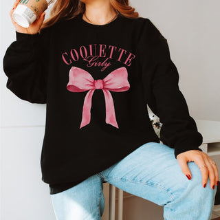 Coquette Girly Wholesale Crew Sweatshirt - Limeberry Designs