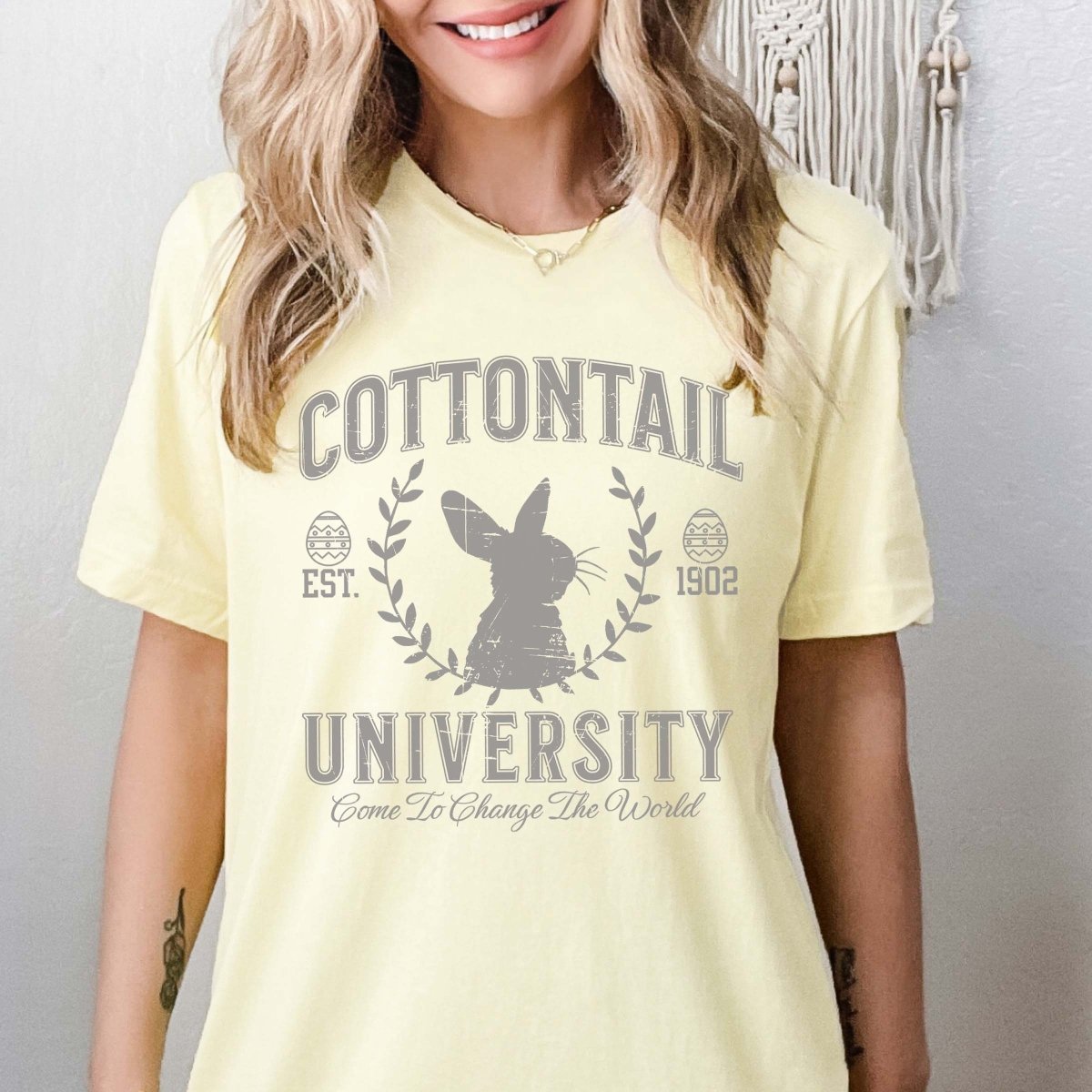 Cottontail University Tee - Limeberry Designs
