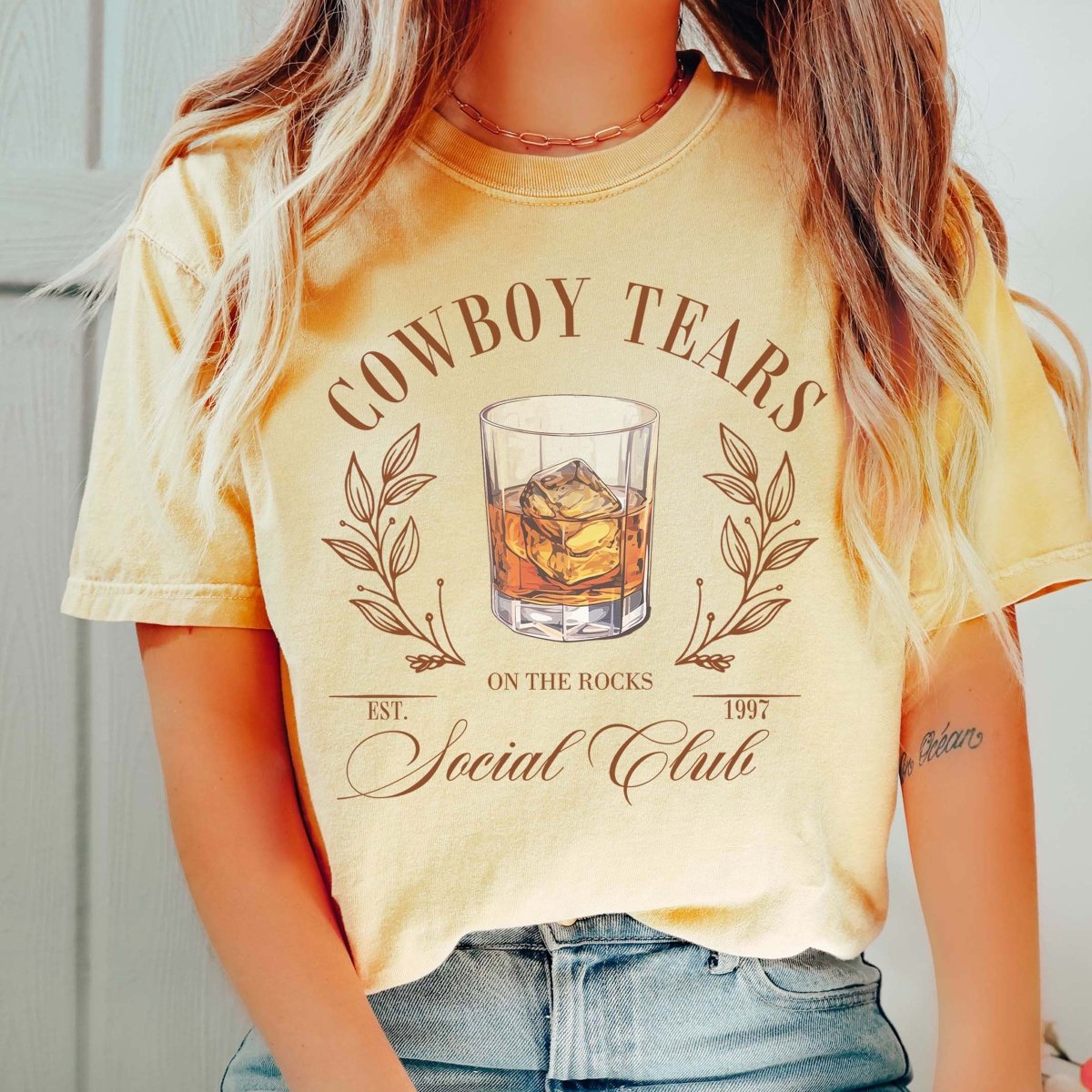 Cowboy Tears Social Club Wholesale Tee - Limeberry Designs