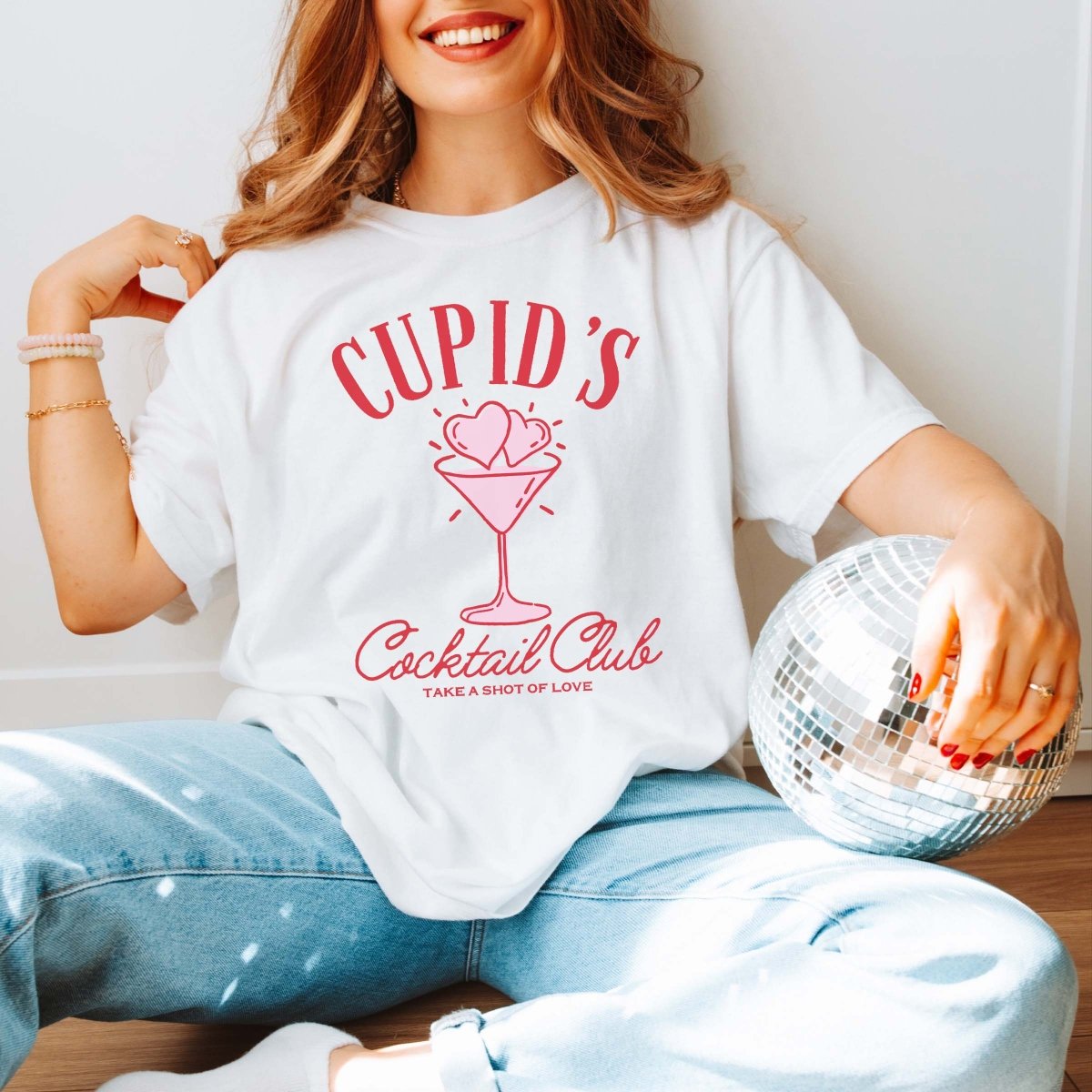 Cupid's Cocktail Club Tee - Limeberry Designs