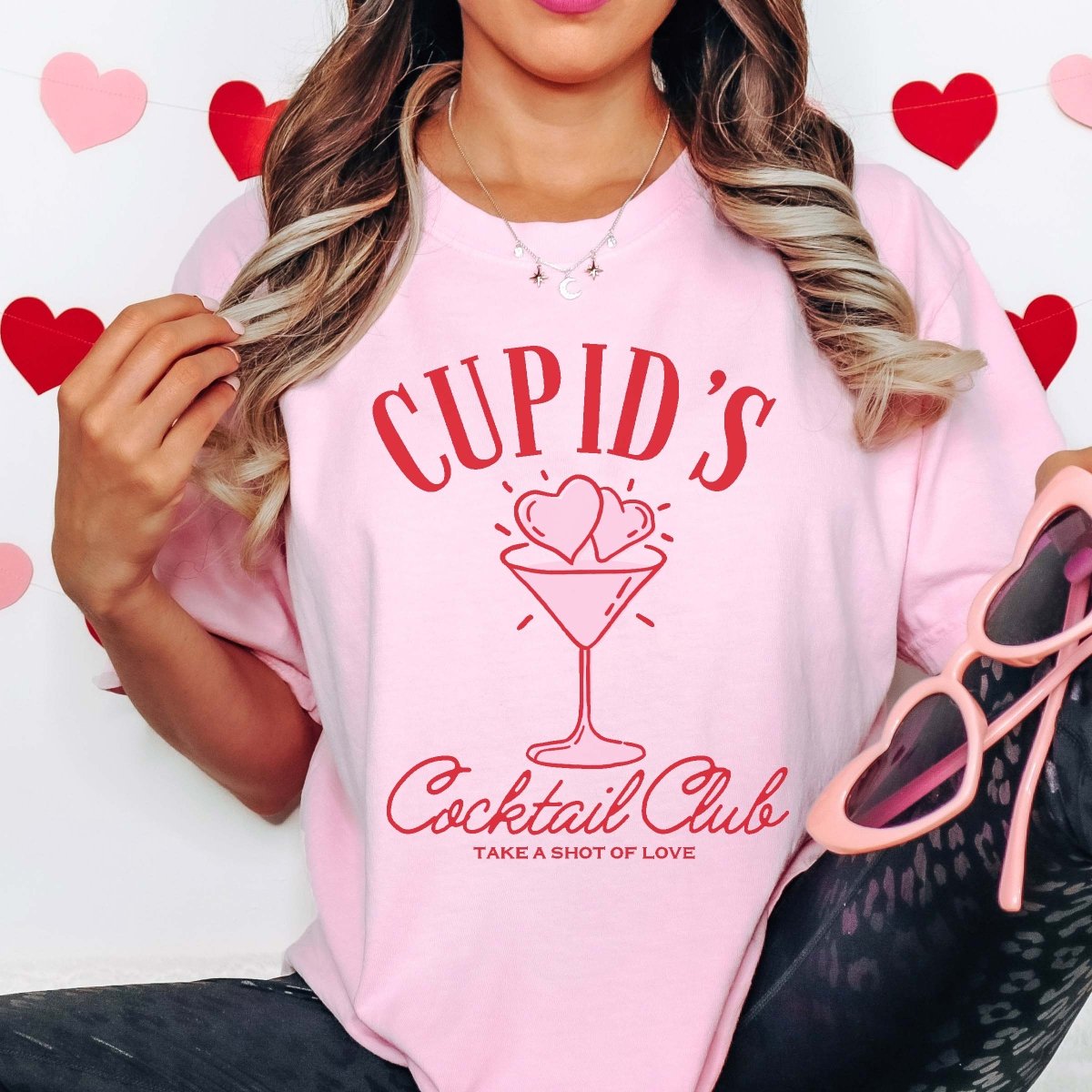 Cupid's Cocktail Club Wholesale Tee - Limeberry Designs