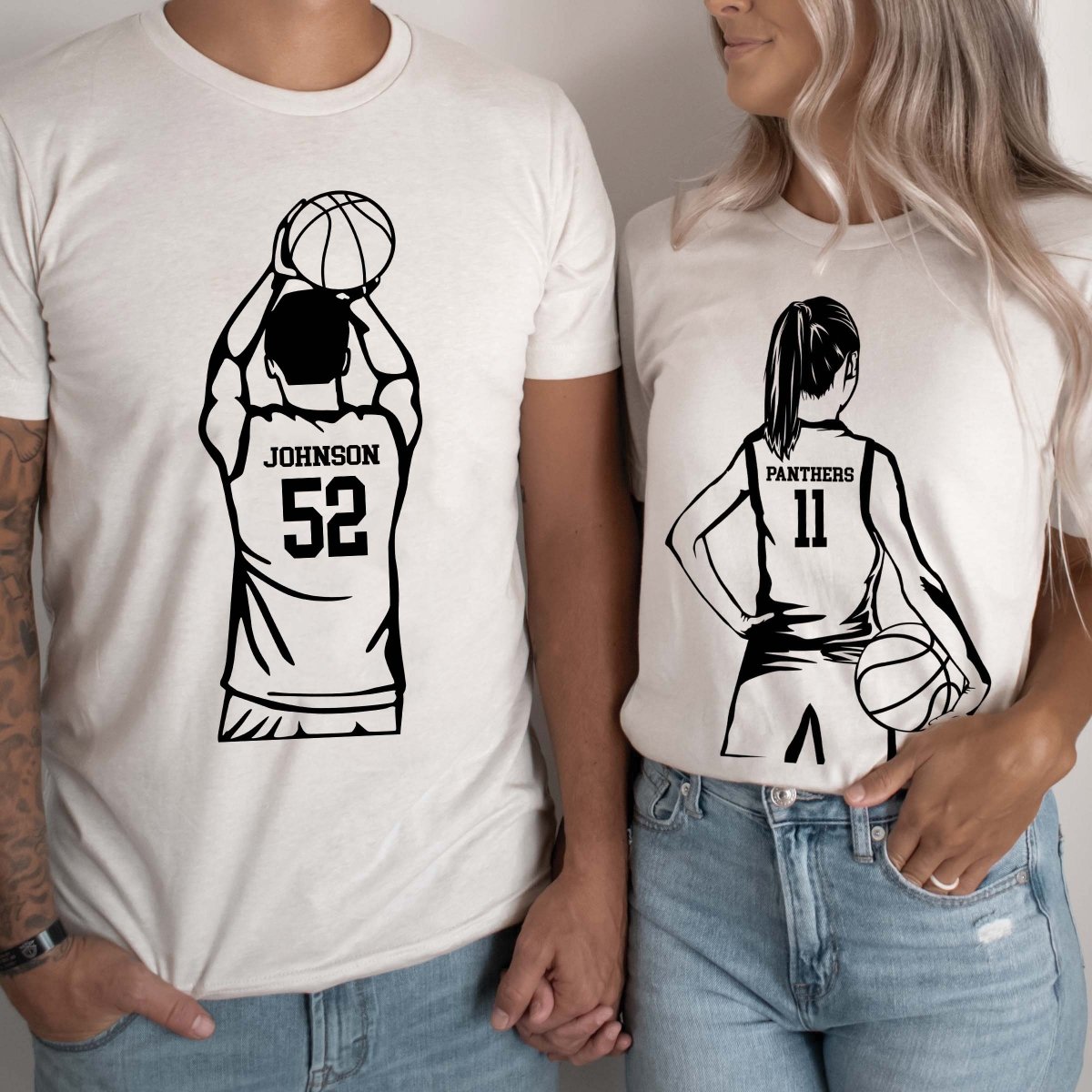 Custom Basketball Player | Name &amp; Number | Bella Graphic Tees - Limeberry Designs