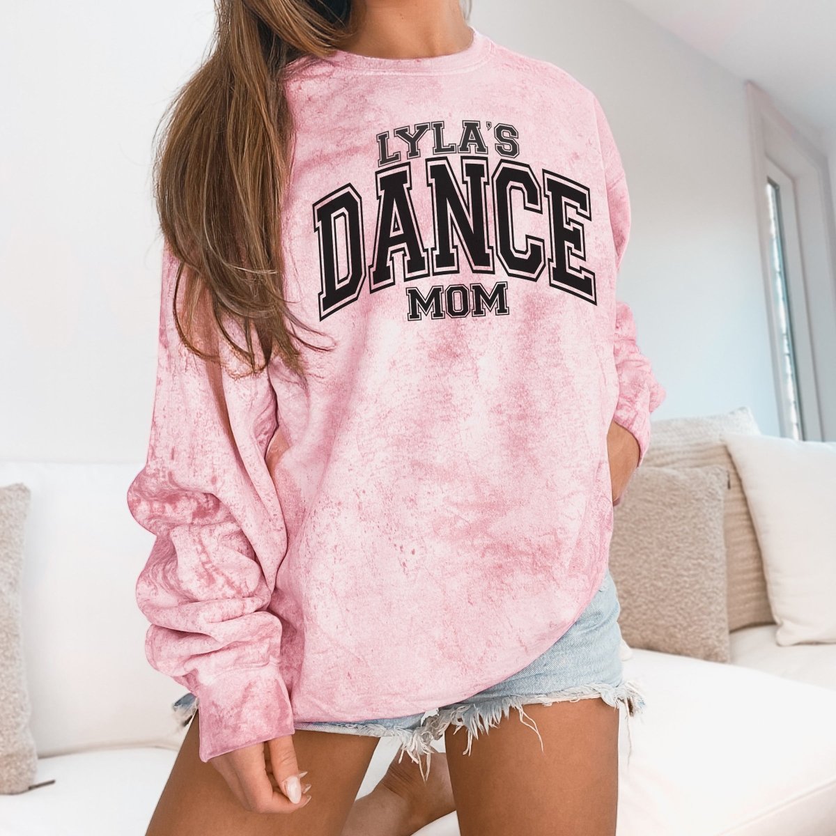 Custom Dance Mom Coastal Charm ColorBlast Sweatshirt - Limeberry Designs