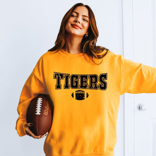 Custom Football Team Crew Sweatshirts - Limeberry Designs