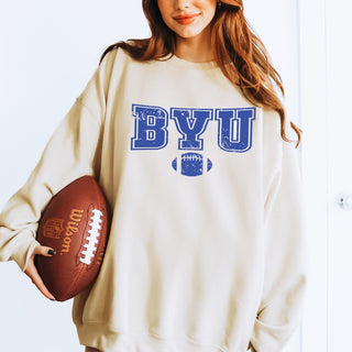 Custom Football Team Crew Sweatshirts - Limeberry Designs