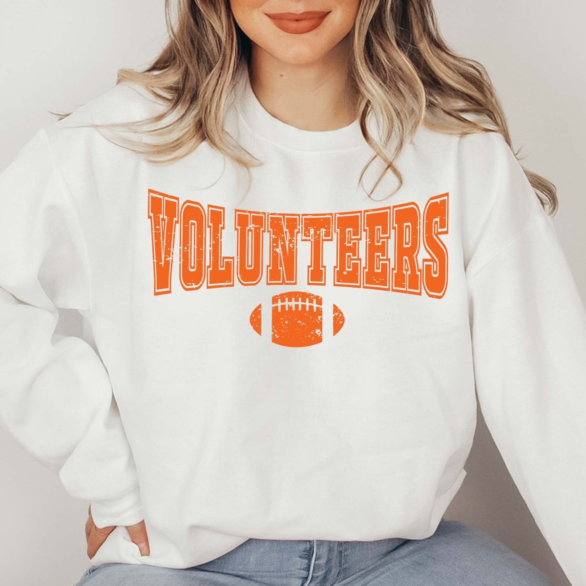 Custom white online sweatshirt