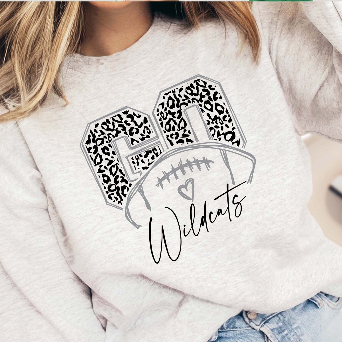 Custom Football Wholesale Crew Sweatshirts - Limeberry Designs