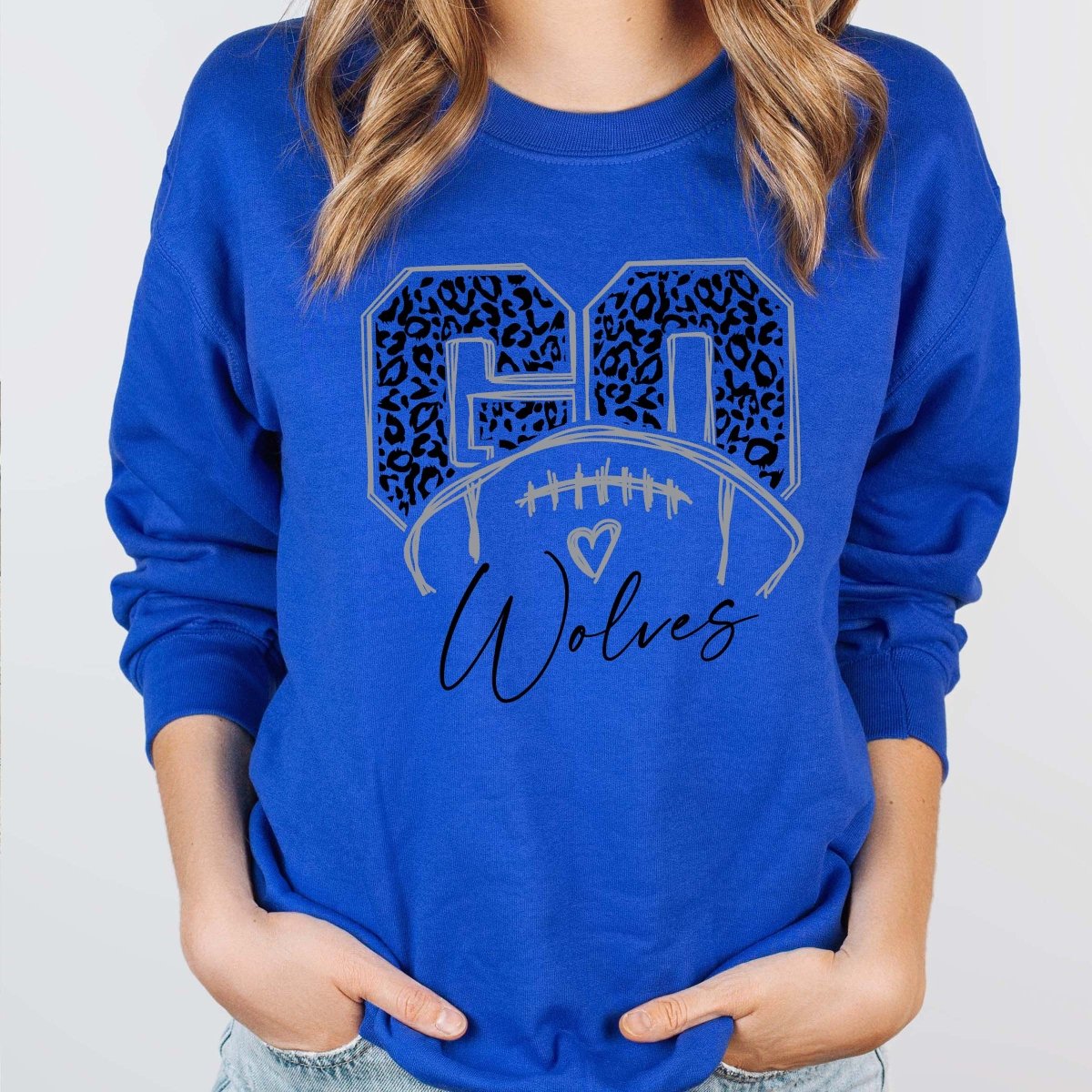 Custom Football Wholesale Crew Sweatshirts - Limeberry Designs