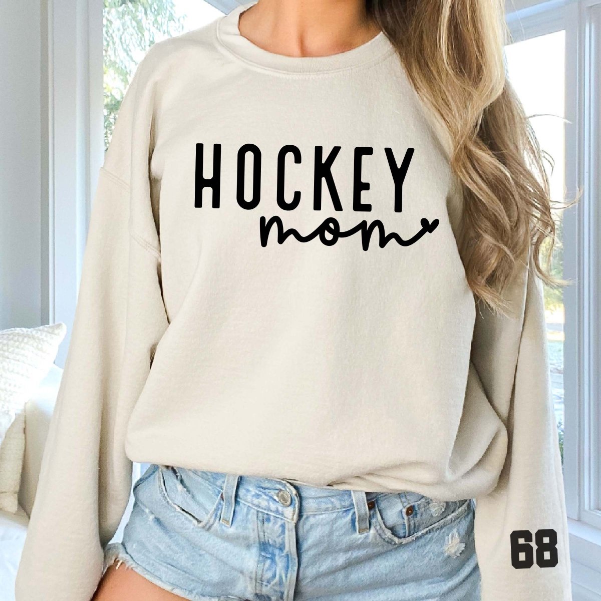 Custom Mom Sports Crew Sweatshirt - Limeberry Designs