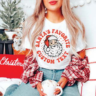 Custom Santa's Favorite Tee - Limeberry Designs