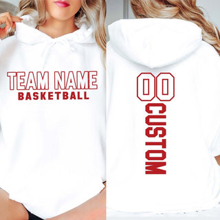 Custom Team Front and Back Personalized Hoodie - Limeberry Designs