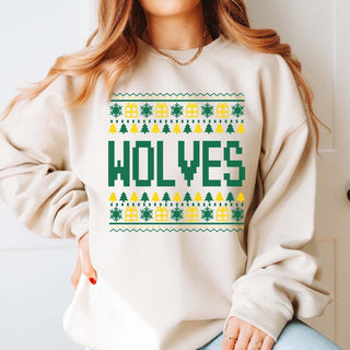 Custom Team Ugly Sweater | Crew Sweatshirts | Wholesale - Limeberry Designs