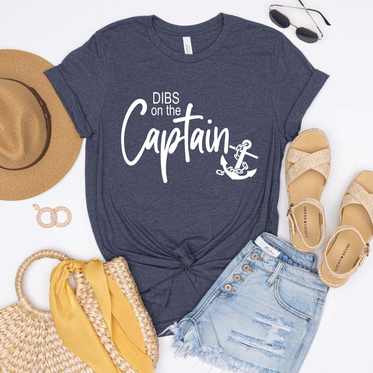 Dibs On The Captain Tee - Limeberry Designs