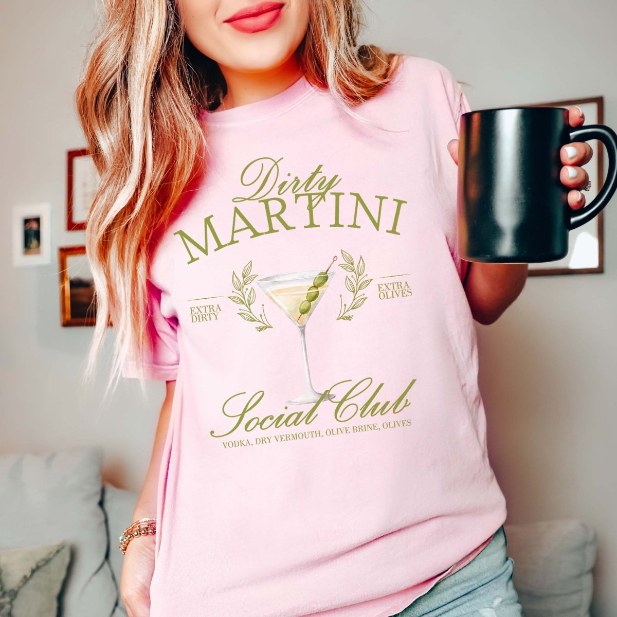 Dirty Martini Social Club Tee - Limeberry Designs