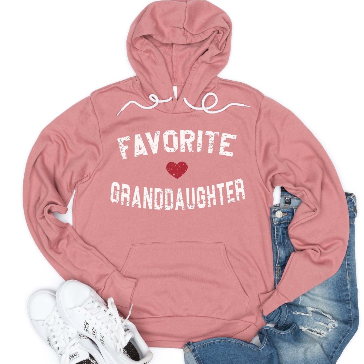 DOORBUSTER - Favorite Granddaughter Bella Hoodie Sweatshirt - Limeberry Designs